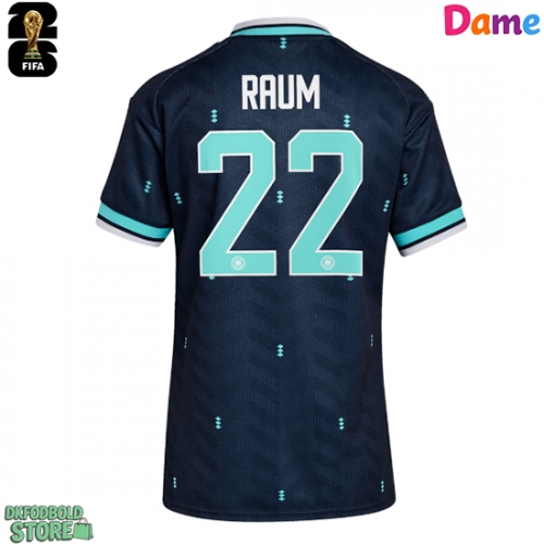 Tyskland David Raum #22 Replika Udebanetrøje Dame VM 2026 Kortærmet